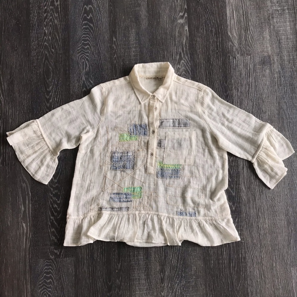 Holding Horses Anthropology Blouse